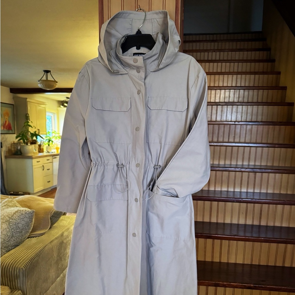 Steve Madden Clay Hooded Women's Trench Coat